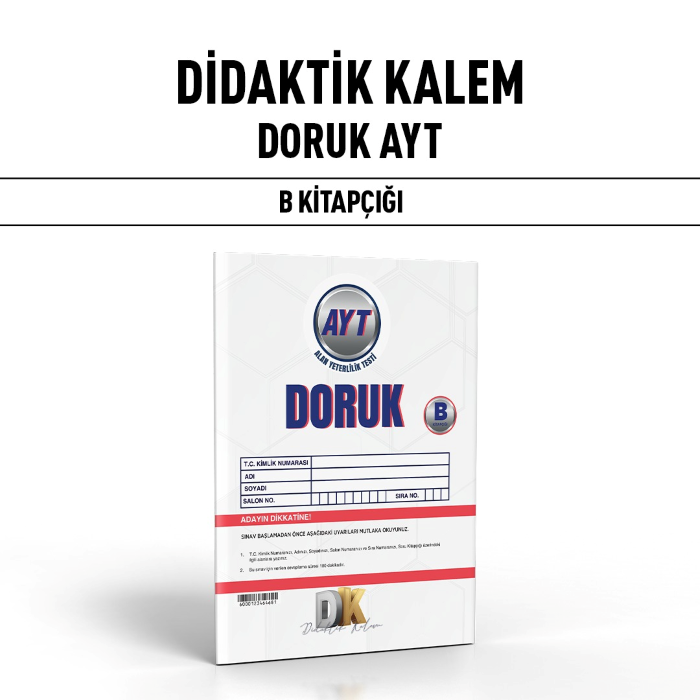 DİDAKTİK KALEM YKS AYT DORUK SNV 2-B - 2024-25